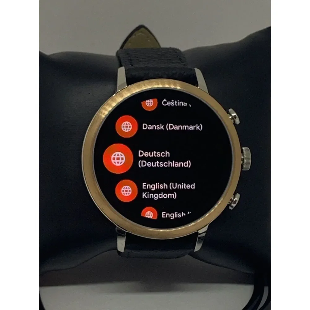 Fossil Gen 4 Authentic Digital Dial Smart Watch Custom Band FTW6016 QT487